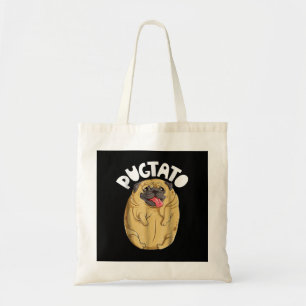 Pug Dog Pugtato Tote Bag