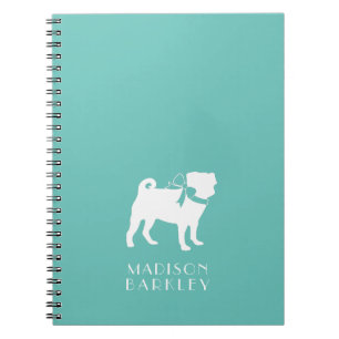 Pug Dog Puppy Notebook