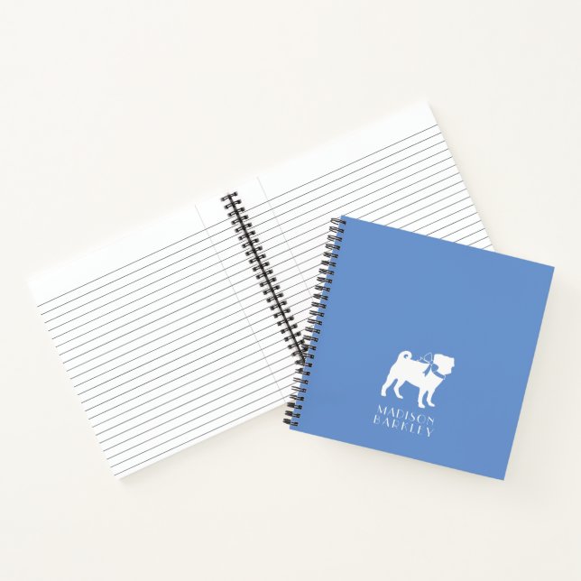 Pug Dog Puppy Notebook (Inside)