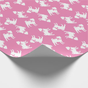Pug Dog Puppy Wrapping Paper