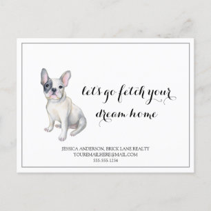 Pug Dog Real Estate Buying Marketing   Postcard