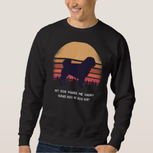 Pug Dog Retro 8 Sweatshirt