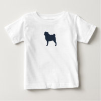 Pug Dog Silhouette | Cool Pug Lover's