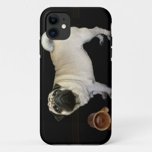 Pug Dog & Spilled Mug Pet-lovers Phone Case