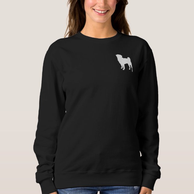 Pug Dog Sweatshirt (Front)