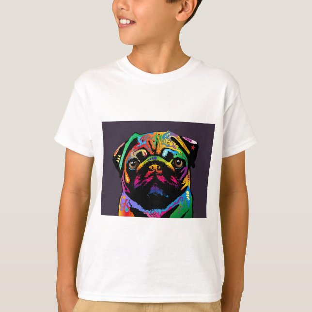 Pug Dog T-Shirt (Front)