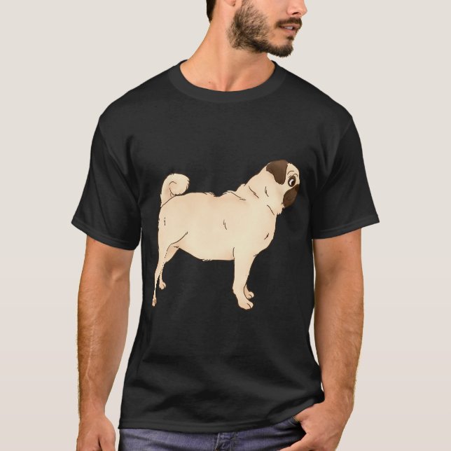 Pug Dog T-Shirt (Front)