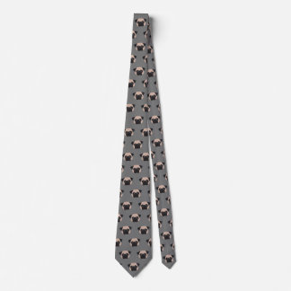 Pug Dog Tie