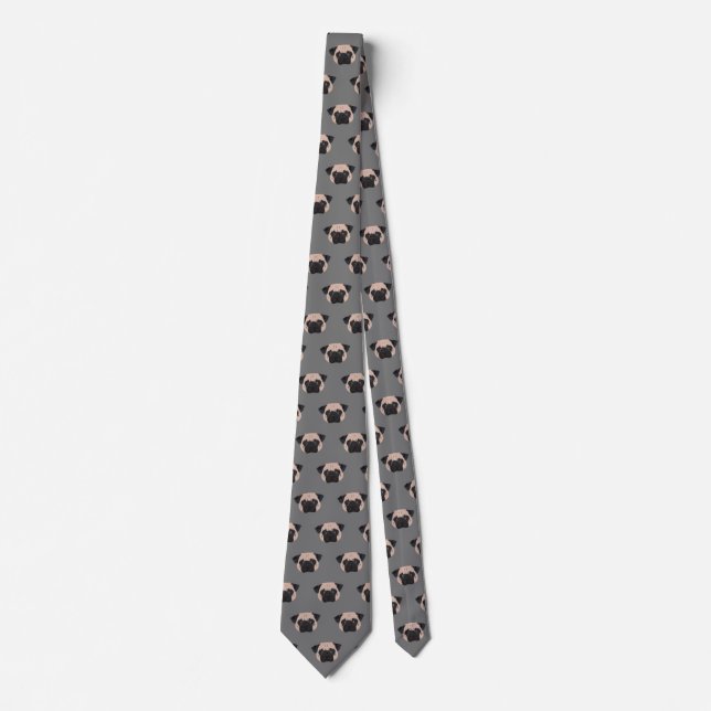 Pug Dog Tie (Front)