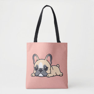 Pug dog tote bag