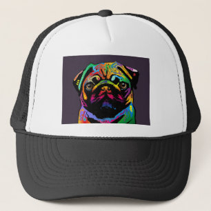 Pug Dog Trucker Hat