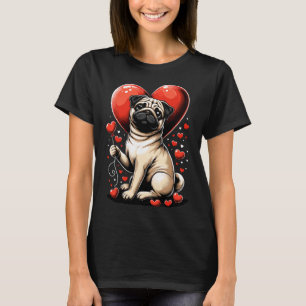 Pug Dog Valentine's Day Dog Owner Valentine 1 T-Shirt