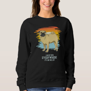 Pug Dog Vintage  33 Sweatshirt