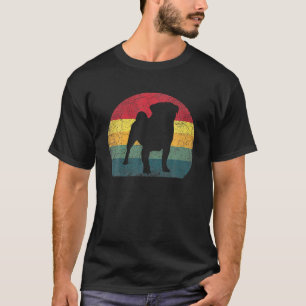 Pug Dog Vintage Distressed Retro Style Men Women K T-Shirt