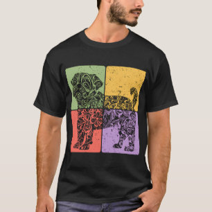 Pug Dog Vintage Retro Aesthetic T-Shirt