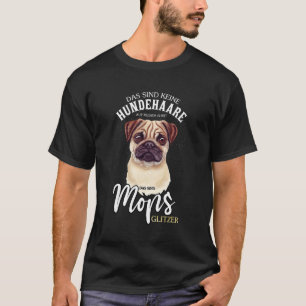 Pug Dog Women Men Dog Breed Glitter T-Shirt