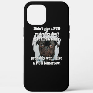Pug Dog Yesterday Today Tomorrow iPhone 12 Pro Max Case
