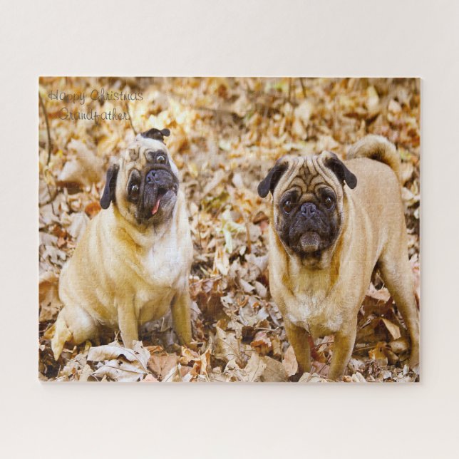 Pug Dogs. Jigsaw Puzzle (Horizontal)