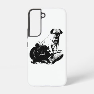 Pug Duo, Artistic Device Samsung Galaxy Case