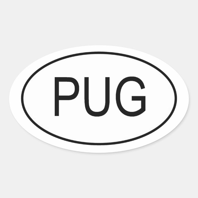 PUG Euro Sticker (Front)