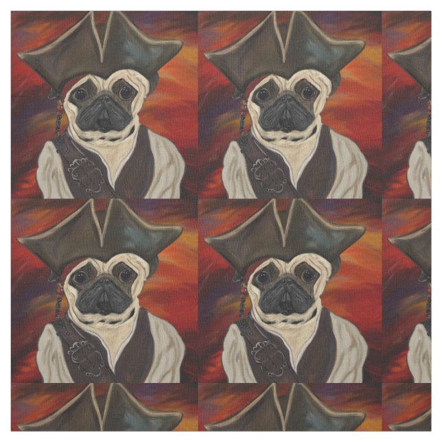 Pug Fabric (Swatch)