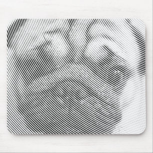 Pug Face Mouse Pad