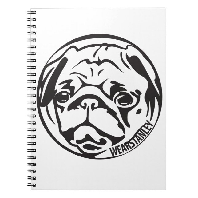 Pug Face Notebook (Front)
