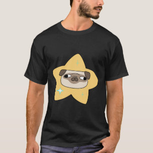 Pug Face on a Star Classic T-Shirt 445