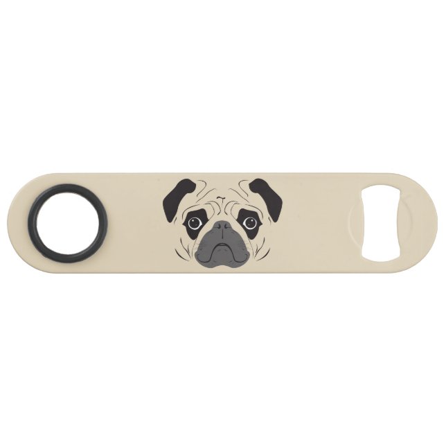 Pug Face Silhouette (Front (Horizontal))