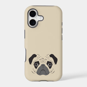 Pug Face Silhouette