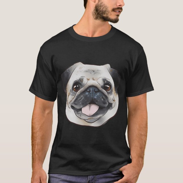 Pug face T-Shirt (Front)