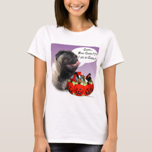 Pug (fawn) Halloween Candy T-Shirt