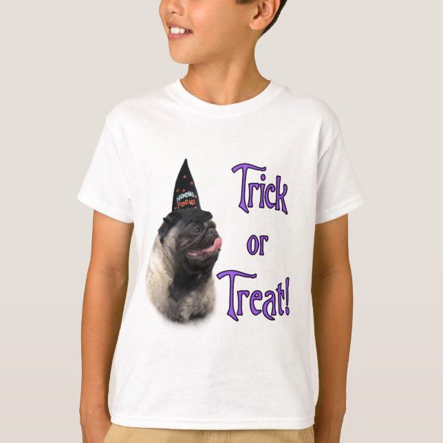 Pug (fawn) Trick T-Shirt (Front)