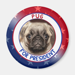 PUG FOR PRESIDENT MAGNET