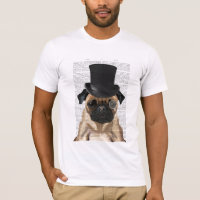 Pug, Formal Hound and Hat