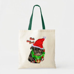 Pug Funny Christmas Gifts Tote Bag