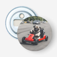 Pug go-kart racing