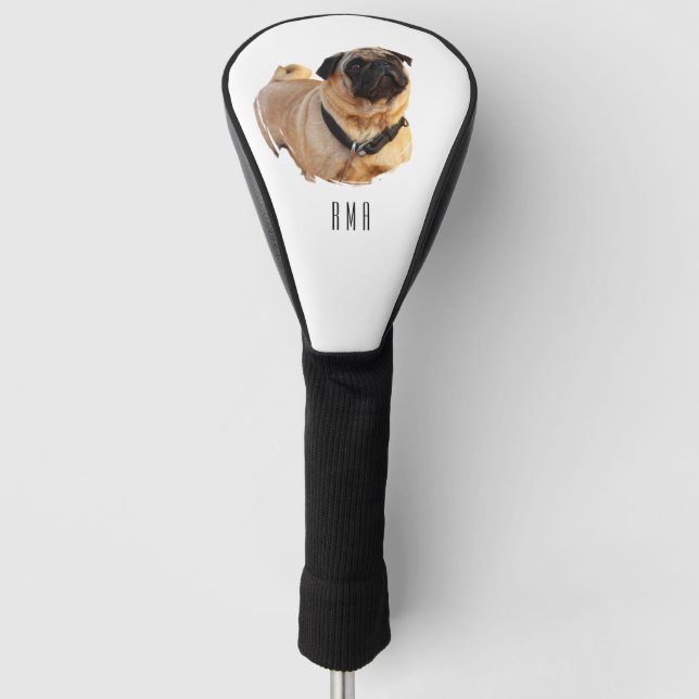 Pug Golf Head Cover (Front)