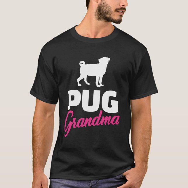 Pug Grandma T-Shirt (Front)