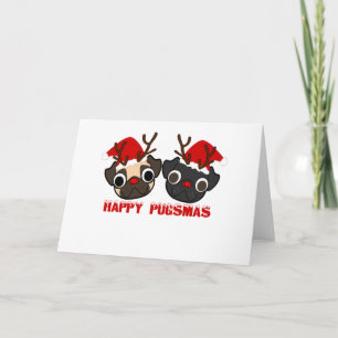 Pug Greeting Card