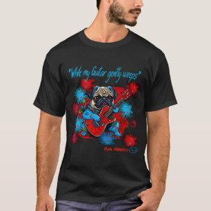Pug Guitar Player 2 T-Shirt