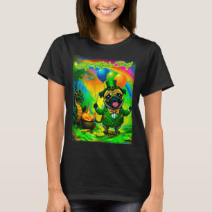 Pug HAPPY HOLIDAYS 149 ST. PATRICK DAY ALTERNATIVE T-Shirt