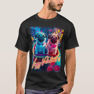 Pug HAPPY HOLIDAYS 173 Valentines Day HAPPY VALENT T-Shirt