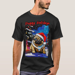 Pug HAPPY HOLIDAYS 25 PUGGY HOLIDAYS T-Shirt