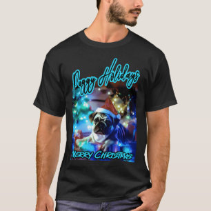Pug HAPPY HOLIDAYS 79 MERRY CHRISTMAS PUGGY HOLIDA T-Shirt