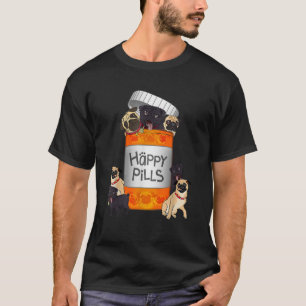 Pug Happy Pill T-Shirt