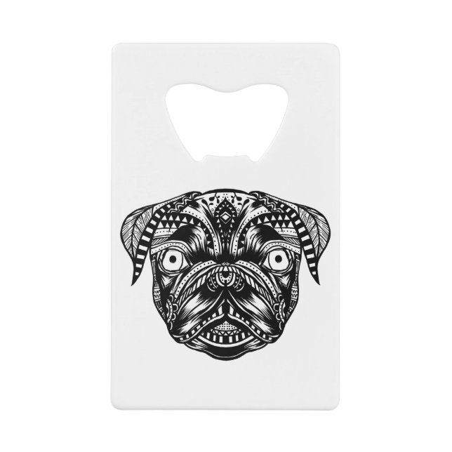 Pug Head - Mandala Design (Front)