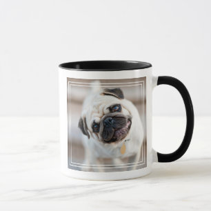 Pug Head Tilt Mug