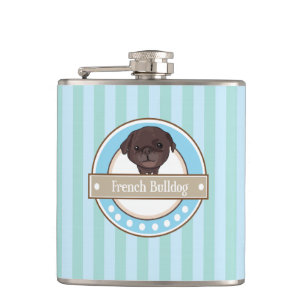 Pug Hip Flask