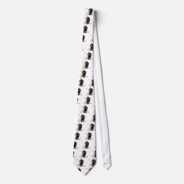 Pug History Design Tie (Front)